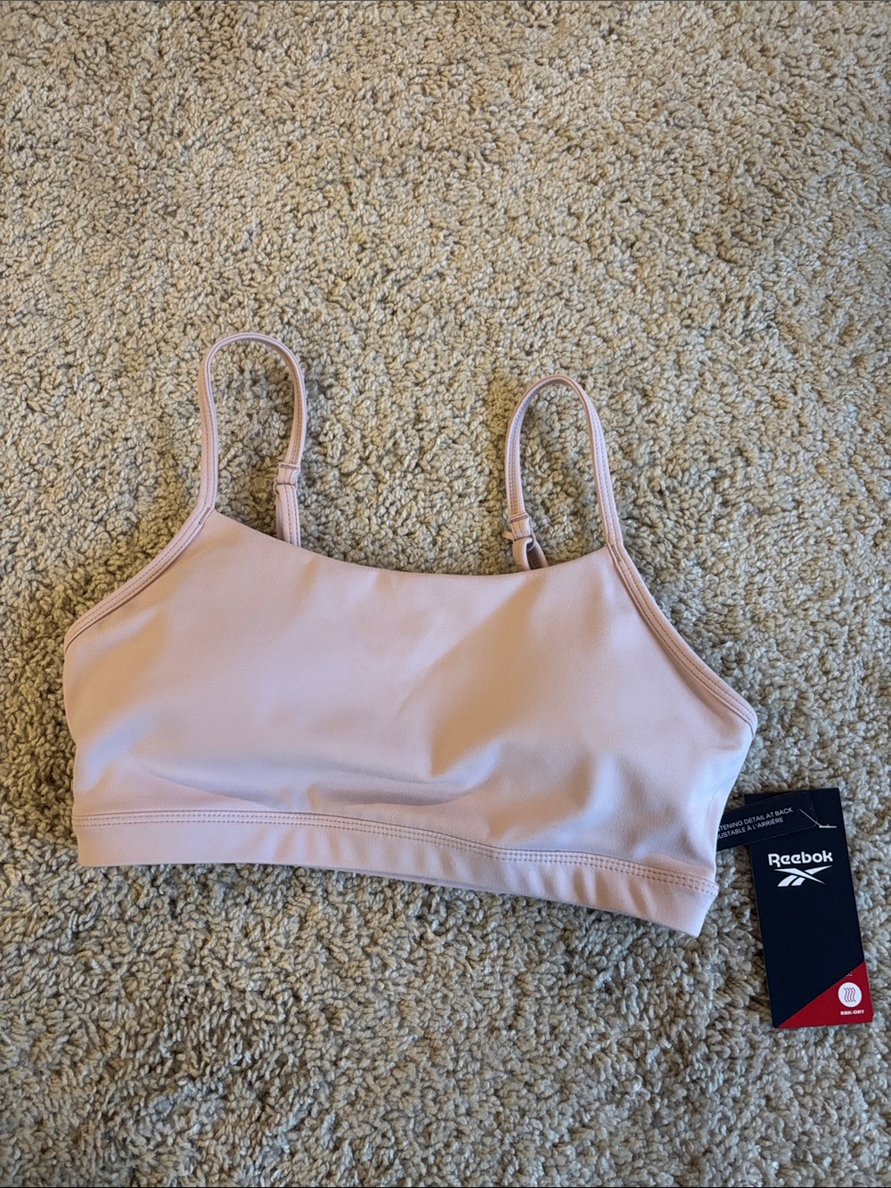 Reebok Cropped Pull On Sports Bra